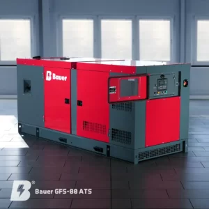 Bauer GFS-80 ATS, 80 кВт/100 кВА, аварійний генератор / аварійний блок живлення
