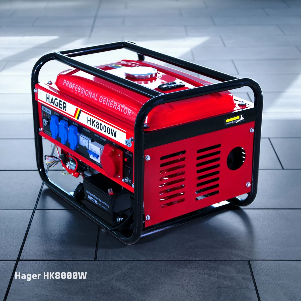 Бензиновий генератор Hager HK8000W